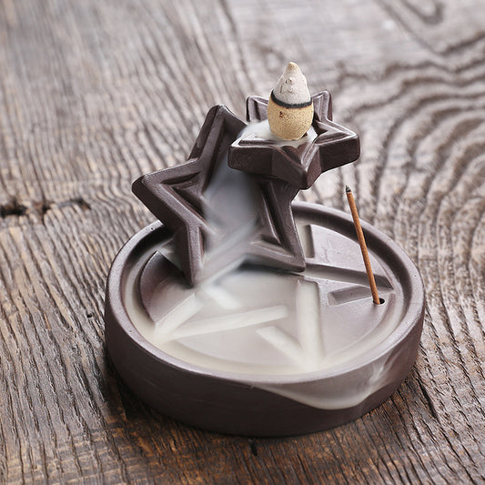 Purple Sand Backflow Incense Burner 1