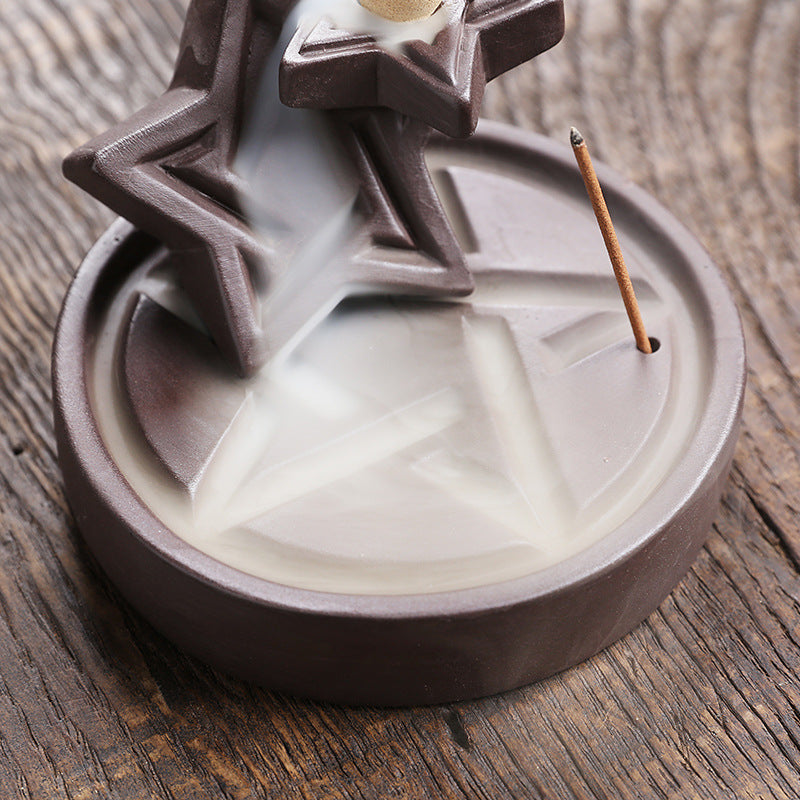 Purple Sand Backflow Incense Burner 3