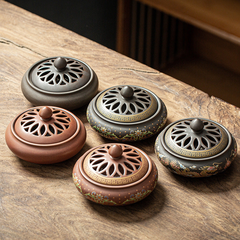 Ceramic Incense Burner Antique 18