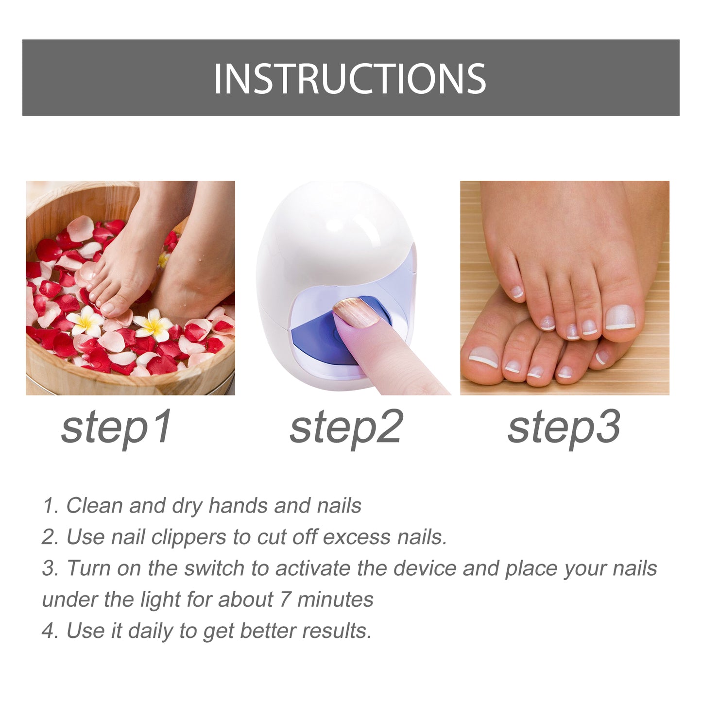 Nail Care Phototherapy Device