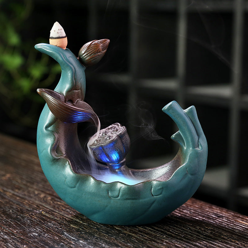 Water Falling Lotus Pendant LED 2