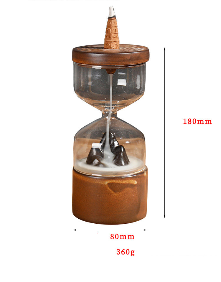 Ceramic Backflow Incense Burner Windscreen 6