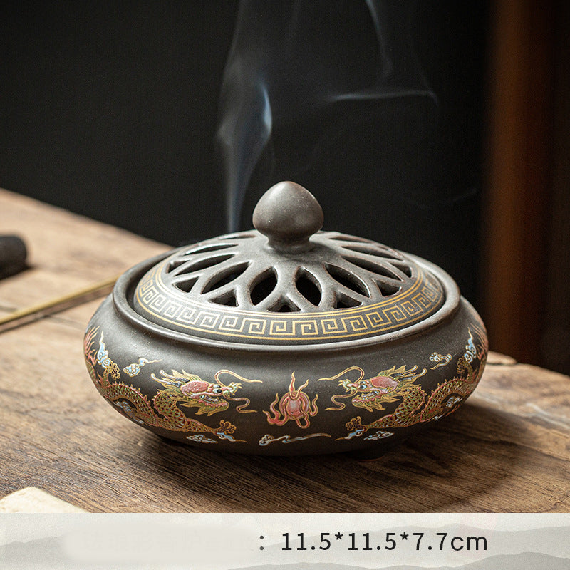 Ceramic Incense Burner Antique 15