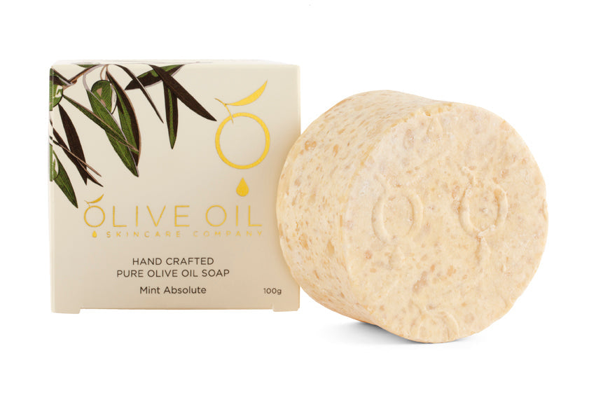Olive Oil Soap, All-Natural,  Mint Absolute ,100g