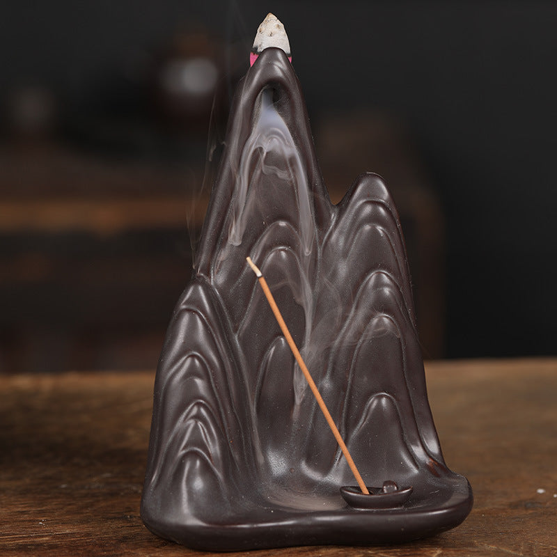 Back Flow Incense Burner Alpine 8