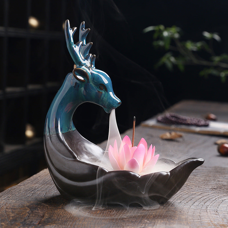 Ceramic Smoke Backflow Incense Burner Nordic 1