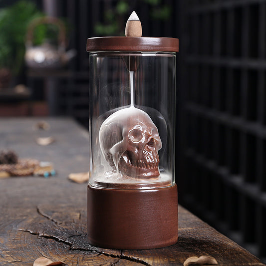Skull Backflow Incense Burner