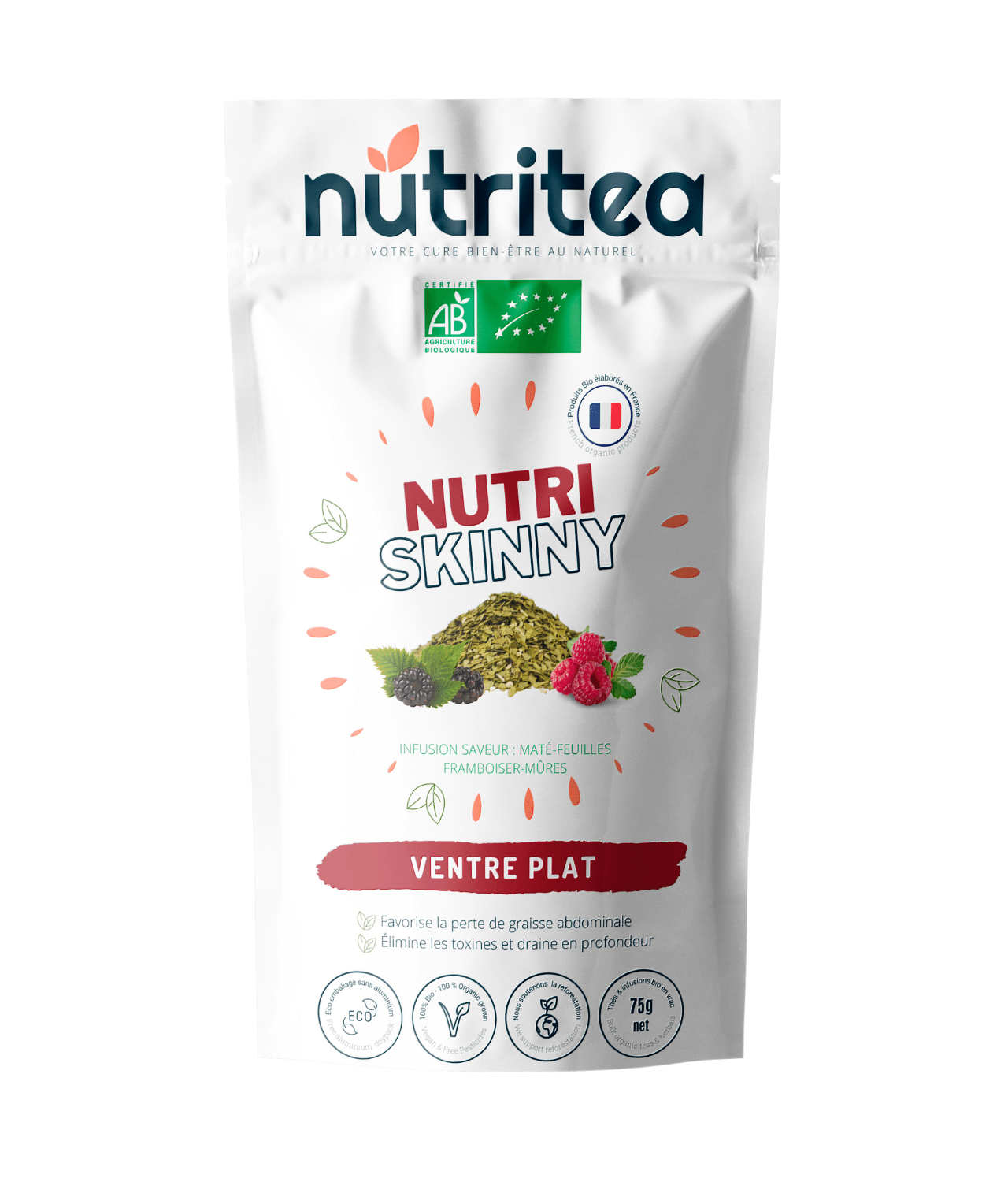NutriSkinny – Organic Slimming Tea with Mate for a Flat Stomach
