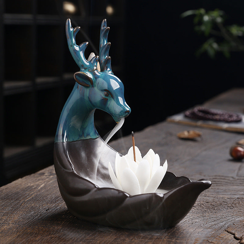 Ceramic Smoke Backflow Incense Burner Nordic 4