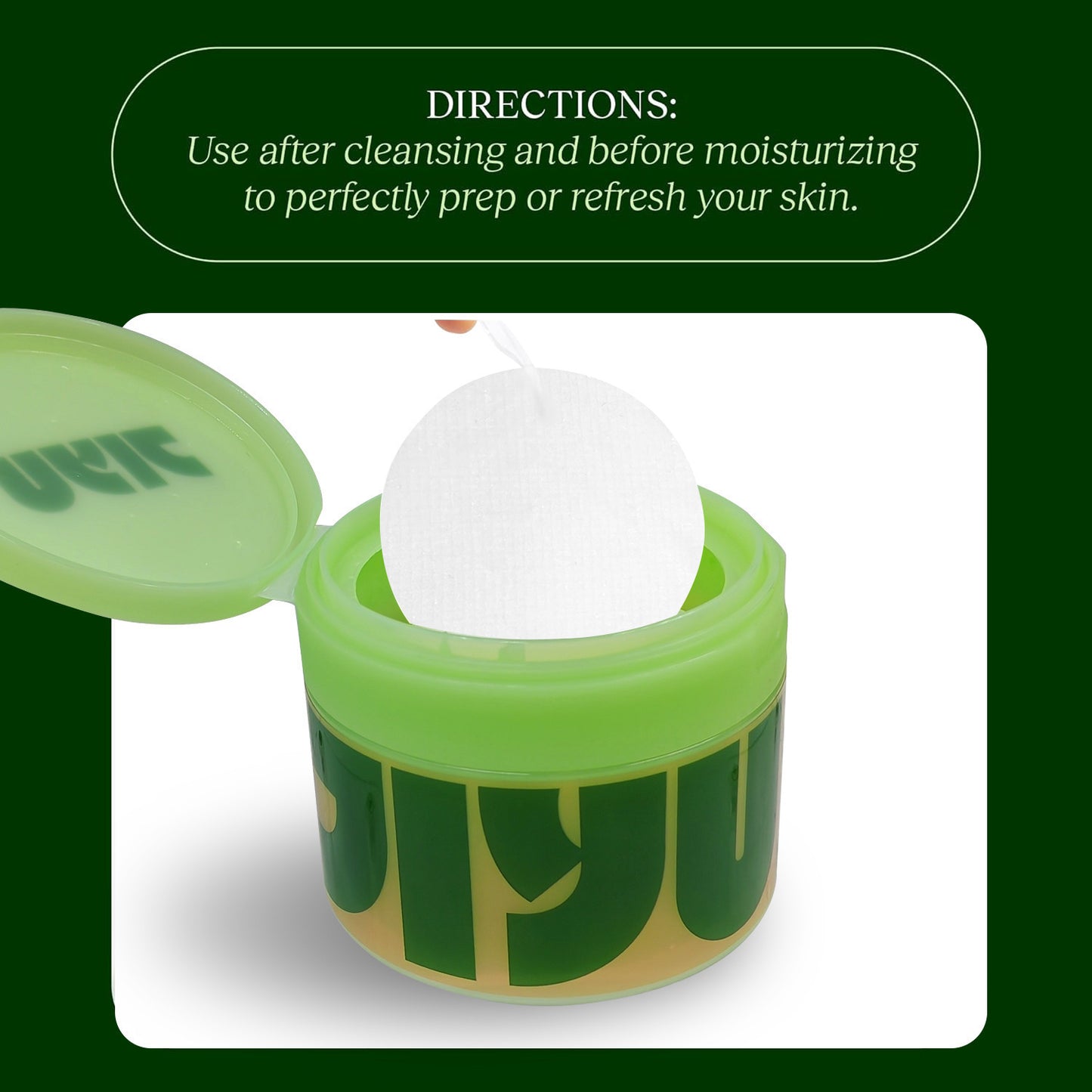 Cucumber Hydrogel Cleansing Pads