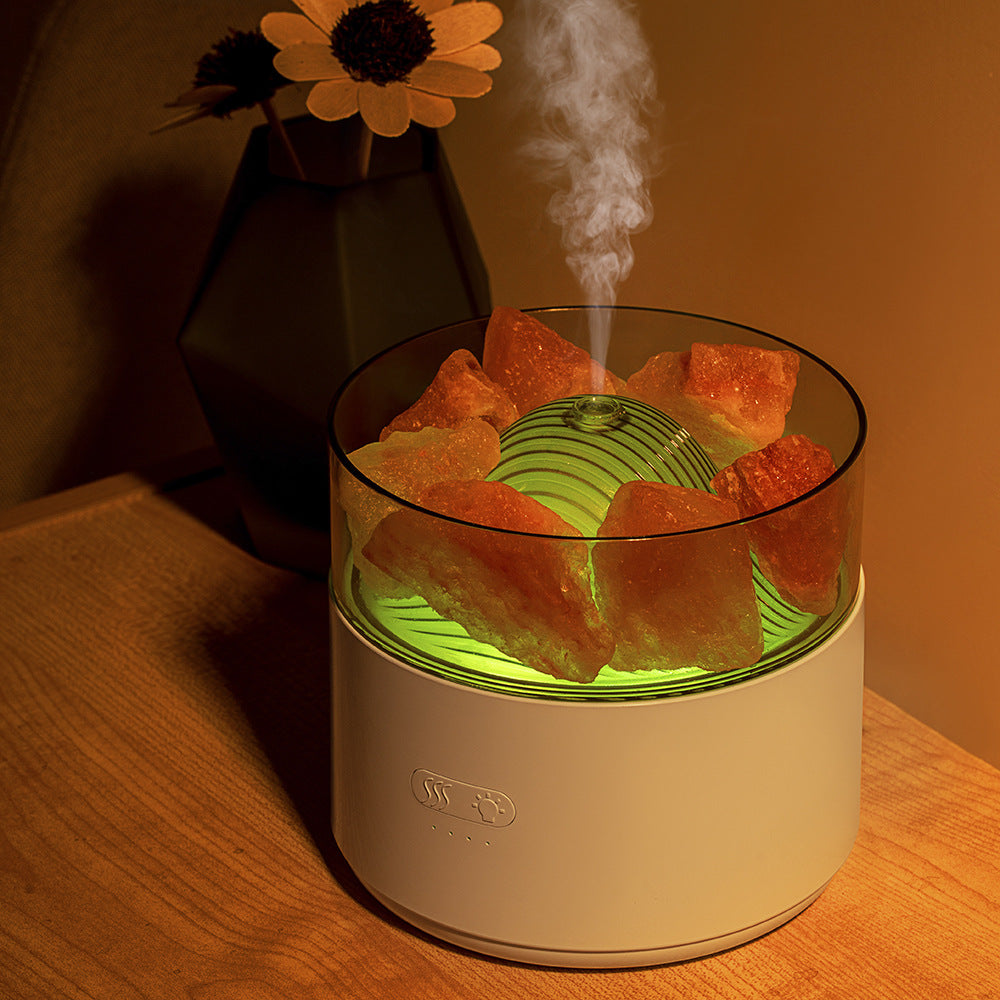 New Style Non Printed Salt Lamp Humidifier 17