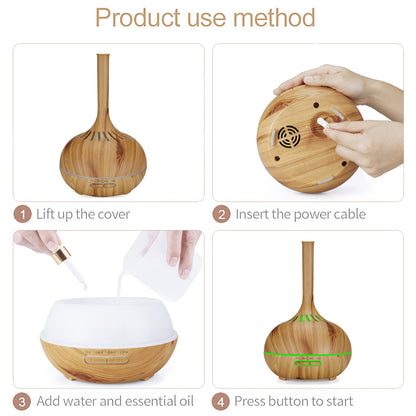 Wood Grain Home Mini Incense Machine 6