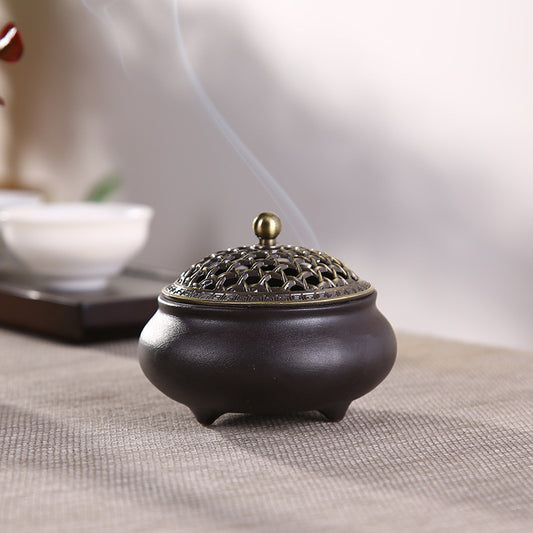 Ceramic Three-legged Incense Burner 7