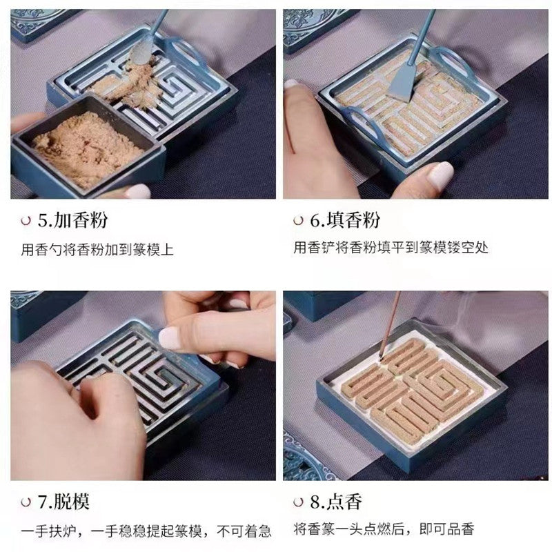 Pure Copper Burning Blue Incense Tools 25