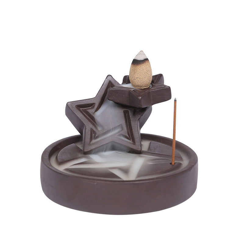 Purple Sand Backflow Incense Burner 5