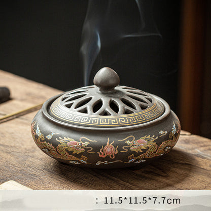 Ceramic Incense Burner Antique 15