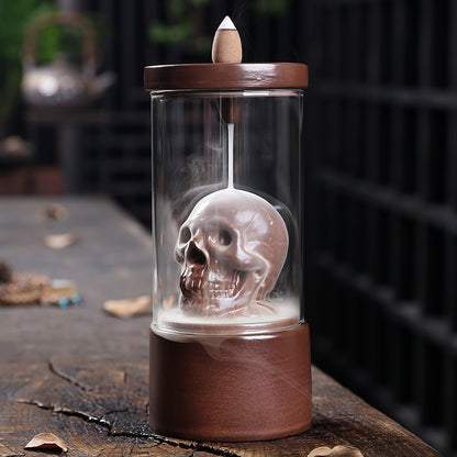 Skull Backflow Incense Burner