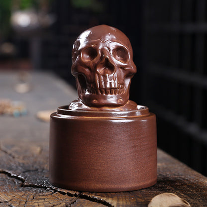 Skull Backflow Incense Burner