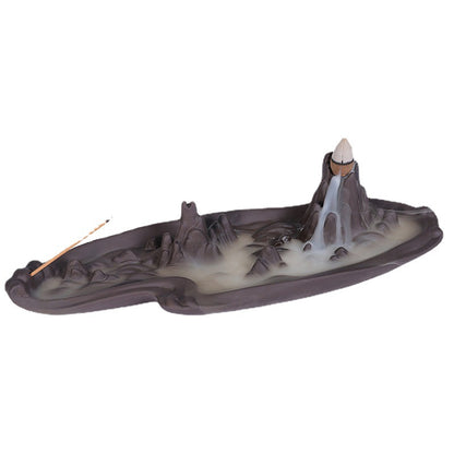 Mountain Backflow Incense Burner