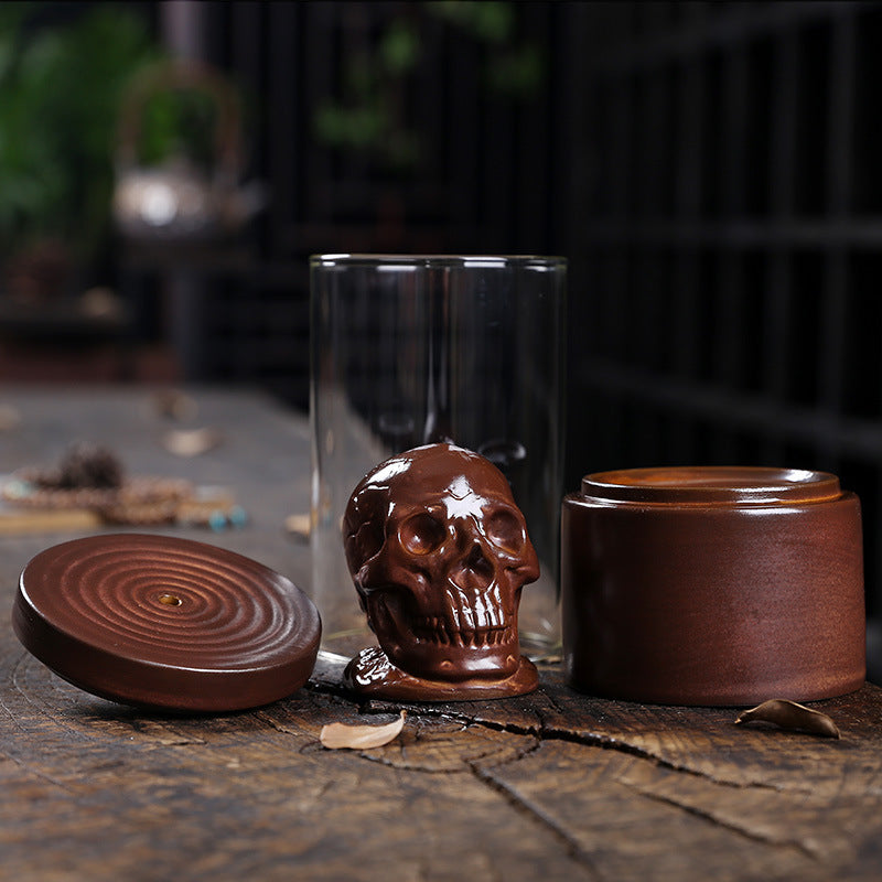 Skull Backflow Incense Burner